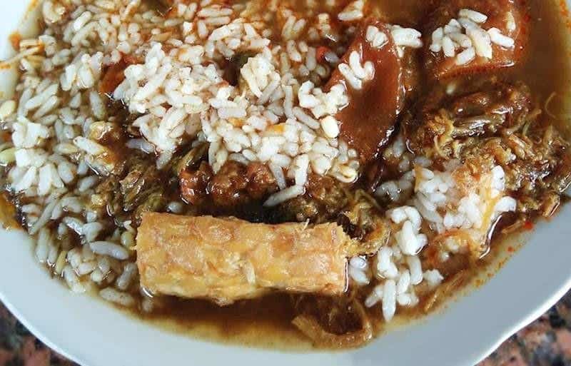 Rawon Pak Pangat, 1. Lontong Balap Pak Gendut, 2. Bubur Ayam Spensix, 3. Nasi Kuning Avon, 4. Pecel Bu Kus, 5. Sego Meduro Suramadu Bu Ana, 6. Depot Nasi Campur Pojok Tambak Bayan, 7. Nasi Babat Madura Gosyen, 8. Soto Lamongan Cak Har, 9. Rawon Pak Pangat, 10. Penyetan Bang Ali