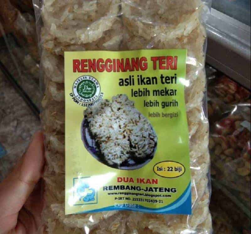 Rengginang Teri, 1. Kaoya Dudul Khas Rembang, 2. Legen Siwalan Rembang, 3. Sirup Kawista, 4. Dumbeg, 5. Kacang Khas Rembang, 6. Kue Satru, 7. Jadah, 8. Yopia, 9. Rengginang Teri, 10. Dodol Kawista
