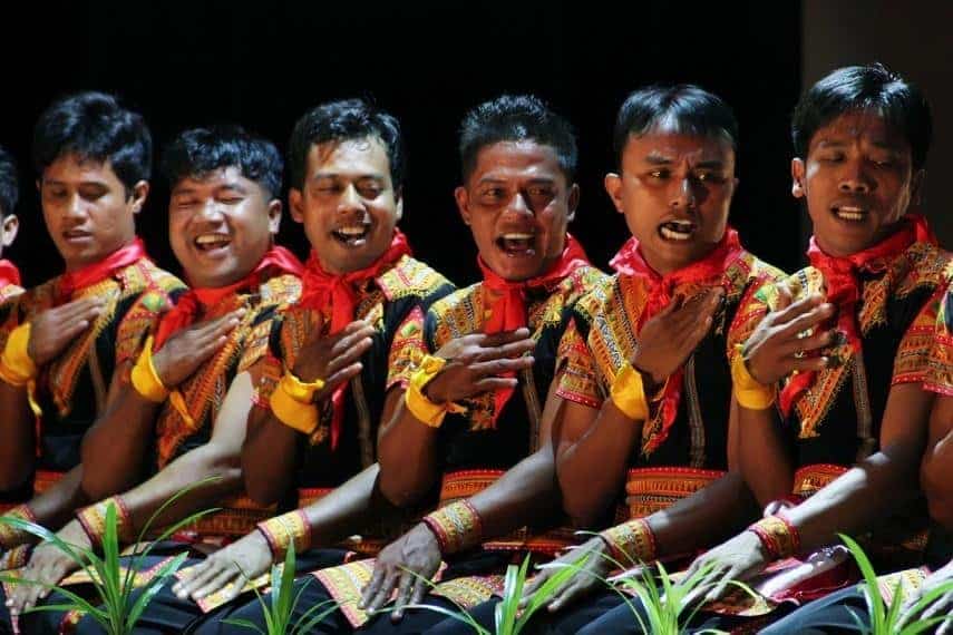 Tari Saman, 1. Tari Saman, 2. Tari Seudati, 3. Tari Ratoh Duek , 4. Tari Tarek Pukat, 5. Tari Laweut, 6. Tari Rateb Meuseukat, 7. Tari Likok Pulo, 8. Tari Rapai Geleng, 9. Tari Didong, 10. Tari Bines
