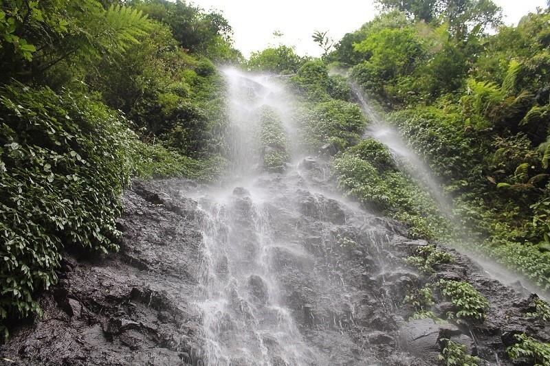 Curug Ciseoh, 1. Curug Tilu, 2. Curug Cimata Indung, 3. Curug Cipurut, 4. Curug Suhada, 6. Curug Ciseoh, 7. Curug Ponggang, 8. Curug Mahrom