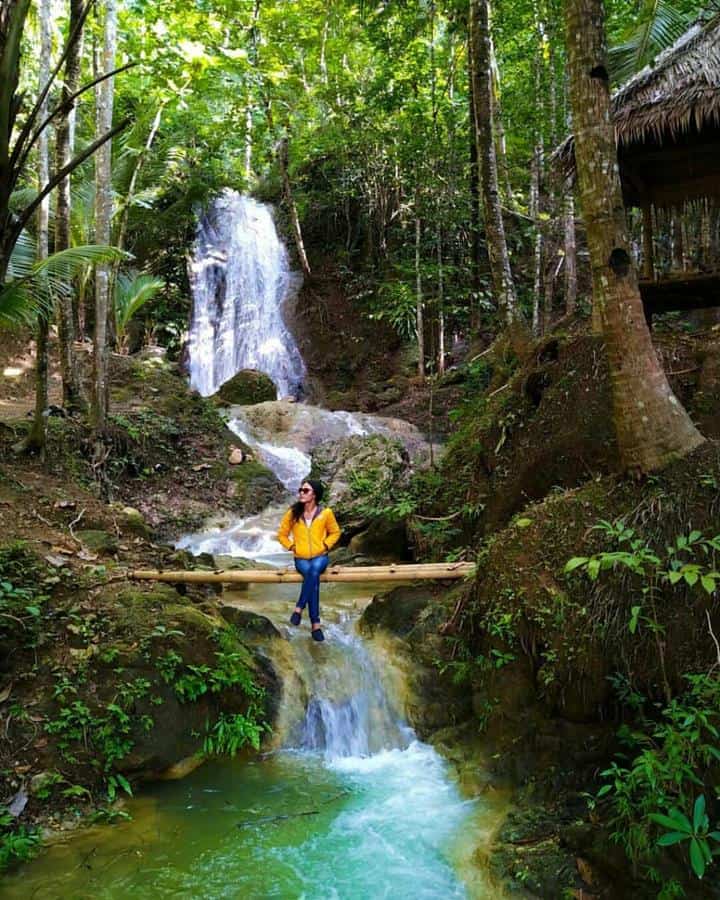 Grojogan Pucung, 1. Air Terjun Randusari, 2. Curug Pulosari, 3. Air Terjun Lepo Dlingo, 4. Kedung Pengilon, 5. Curug Banyunibo, 6. Air Terjun Tuwondo, 7. Air Terjun Kedung Tolok, 8. Grojogan Pucung