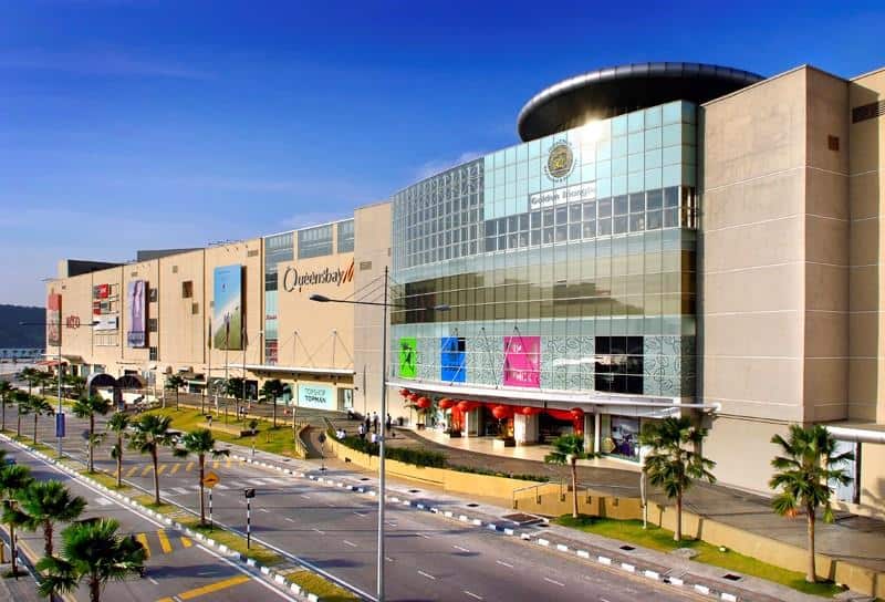 Queensbay Mall, 1. 1st Avenue Mall, 2. Gurney Paragon, 3. Queensbay Mall, 4. Plaza Gurney, 5. Komtar, 6. Island Plaza, 7. Prangin Mall, 8. Penang Plaza, 9. Penang Time Square, 10. Straits Quay