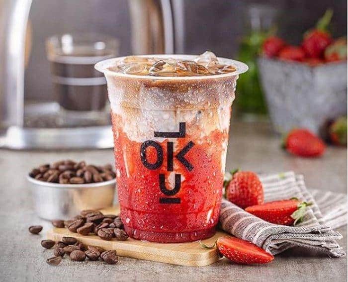 Es Kopi Berry, 1. Es Kopi Kulo, 2. Es Kopi Berry, 3. Avocatto Vanilla, 4. Es Cokelat Keju, 5. Es Strawberry Cheesecake, 6. Es Hojicha, 7. Coffeenade, 8. Es Kopi Keju, 9. Es Kopi Nam, 10. Kosuka, 1. Rose Pedro Latte, 2. Pink Paradise , 3. Victory Caramel Frappe, 4. Revive Matcha Latte, 5. King Biscoff Blend