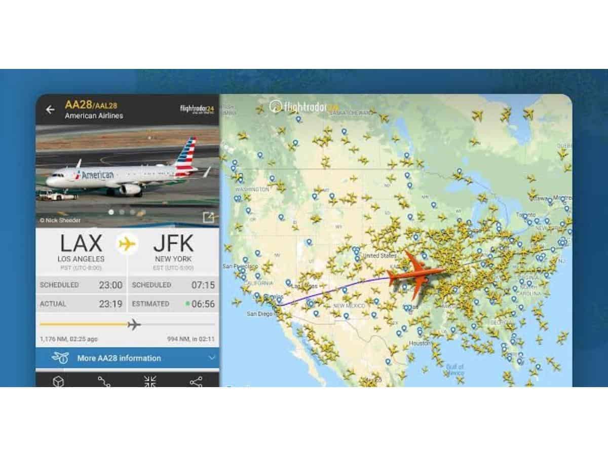 1. Flightradar24, 2. Flight Aware, 3. Flight Map, 4. Flight Track 5, 5. Plane Finder Flight Tracker