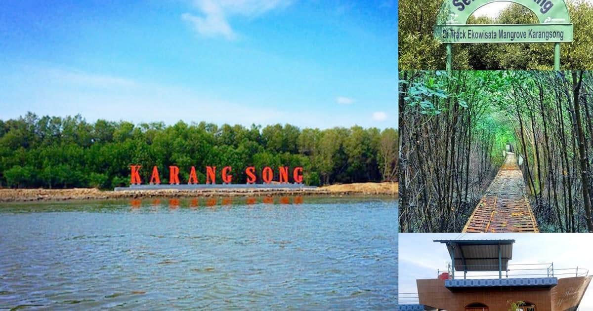 Pantai Karang Song, 1. Pantai Balongan Indah, 2. Pantai Tirtamaya, 3. Pantai Glayem, 4. Pantai Baro Gebang, 5. Pantai Kejawanan, 6. Pantai Karang Song, 7. Pantai Cibugel, 8. Pantai Eretan Wetan, 9. TPI Bondet, 10. Pulau Biawak