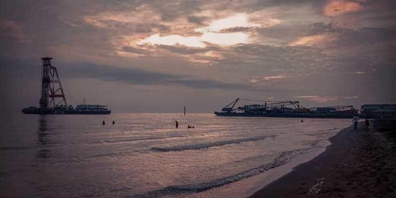 Pantai Marlin, 1. Pantai Alam Indah, 2. Pantai Marlin, 3. Pantai Padaharja, 4. Pantai Purwahamba Indah, 5. Pantai Dampyak, 6. Pantai Batam Sari, 7. Pantai Pulau Kodok, 8. Pantai Randusanga, 9. Pantai Muarareja, 10. Pantai Larangan