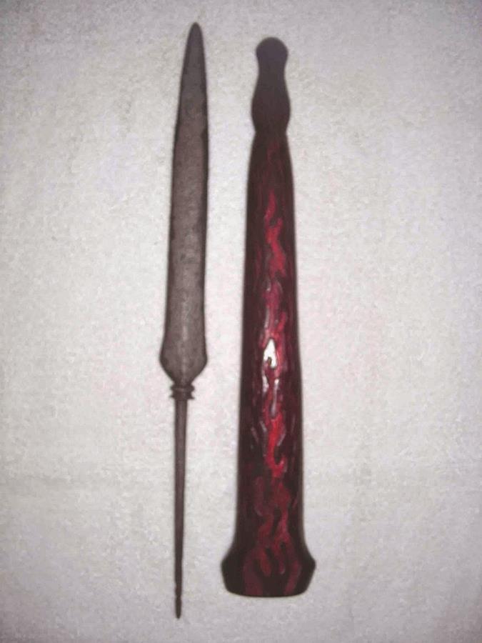 Tombak Jambi, 1. Sumpit Jambi, 2. Badik Tumbuk Lada, 3. Tombak Jambi, 4. Pedang Jambi, 5. Keris Siginjai