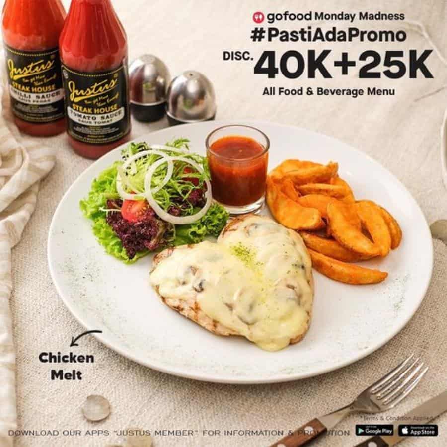 chicken melt, 1. US Black Angus Sirloin Steak, 2. Wagyu Saikoro Steak, 3. Aussie Lamb Chop, 4. American Fish &amp; Chip, 5. Norwegian Salmon Steak, 6. Cowboys Steak, 7. Chicken Melt, 8. Salmon Teriyaki, 9. Seafood Platter, 10. Chicken Cream Soup