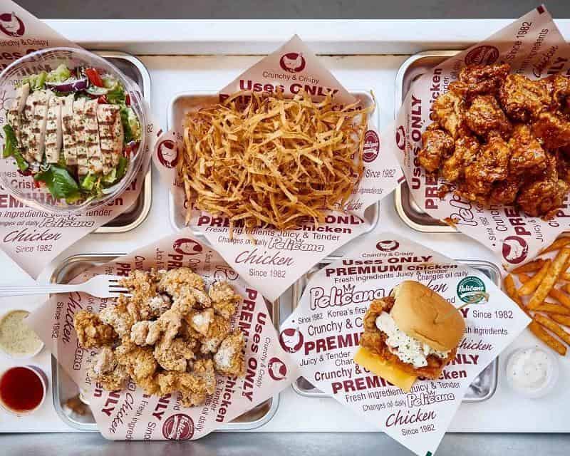 Pelicana, 1. KyoChon Chicken, 2. Nene Chicken, 3. Goobne Chicken, 4. BHC Chicken, 5. BBQ Chicken, 6. Pelicana , 7. Bonchon Chicken, 8. Mexicana, 9. Gamaro Chicken