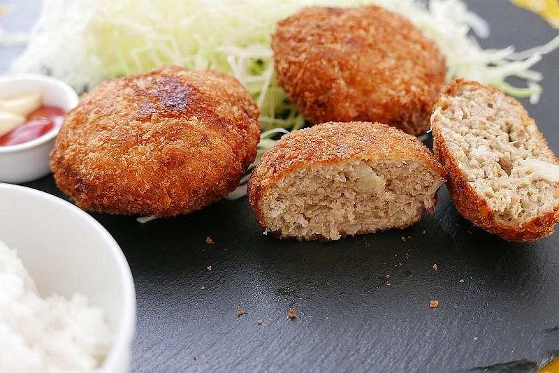 Menchi Katsu, 1. Karaage, 2. Tempura, 3. Katsu, 1. Kushiage/Kushikatsu, 2. Menchi Katsu, 3. Korokke