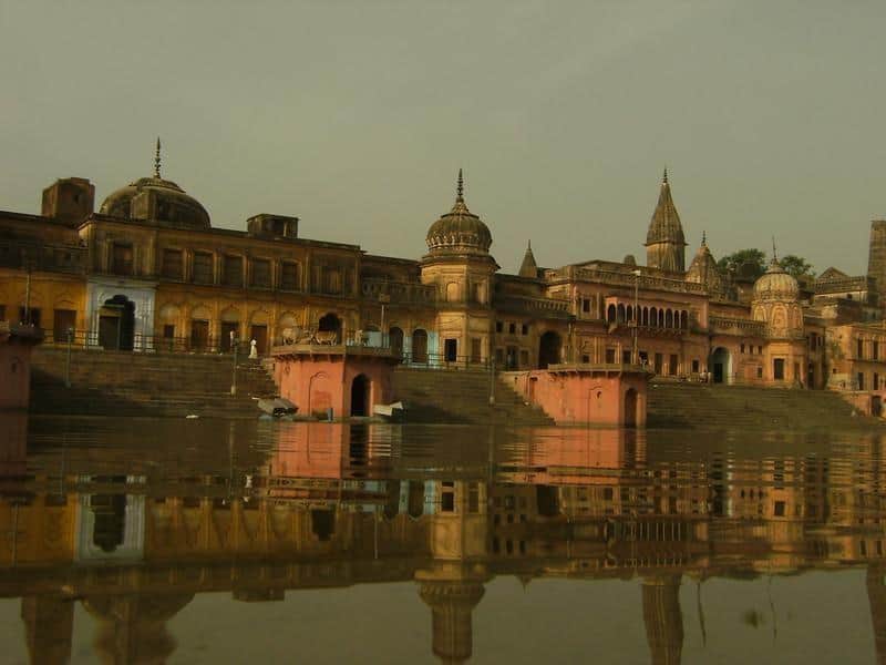 Ayodhya, 1. Ayodhya, 2. Mathura, 3. Haridwar, 4. Varanasi, 5. Kanchipuram, 6. Ujjain, 7. Dwarka