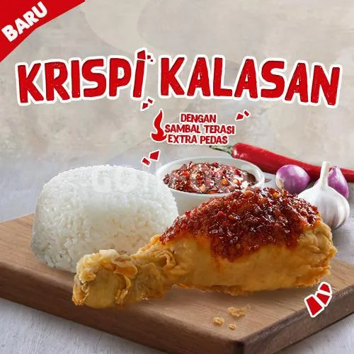 krispi kalasan_, Paket Astaga, Paket Menu Spesial Krispi Kalasan, Menu Sides, Menu Spesial Sambal Maranggi, Pilihan Minuman