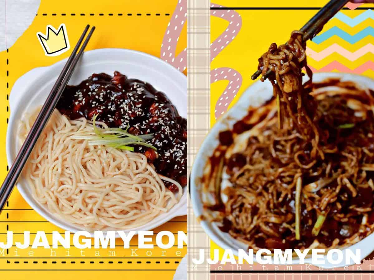 jjangmyeon, 1. Mac n Cheese, 2. Jjangmyeon , 3. Ramozza, 4. Korean Chicken Wings, 5. Topokkiju, 6. Toppokiza, 7. Topokkiban, 8. Fire Guldak, 9. Beef Enoki Mozzarella, 10. Tteokkochi & Odeng, 11. Curry Katsu Mozza, 12. Potato Cheese Ball, 13. Lumpia Pizza, 14. Nasi Panggang Ayam, 15. Susu Keju, 16. Korean Soda