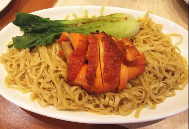 Mie Ayam, 1. Mie Ayam, 2. Nasi Goreng Bebek, 3. Mie Goreng Udang Saus Spesial, 4. Sayap Ayam Goreng Bawang Putih, 5. Tahu Jamur Shimeji, 6. Sieaw Mai, 7. Ayam Goreng Asam Manis, 8. Gao Zi, 9. Fong Zau, 10. Mantou, 11. Nasi Tim Ayam Pedas, 12. Cakwe Ayam Udang Mentai