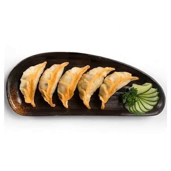 Gyoza, 1. Salmon Salad, 2. Ichiban Salad, 3. Salmon Cheese Roll, 4. Dragon Ball Roll, 5. Spicy Chicken Roll, 6. Top Gun Roll, 7. Namazu Temaki, 8. Namazu Tiger Roll, 9. Chuka Idako Sashimi, 10. Gyoza, 11. Best Bento, 12. Capital Party, 13. Beef Ramen Paitan, 14. Chicken Teriyaki Donburi, 15. Taco Sushi (Tacoban)