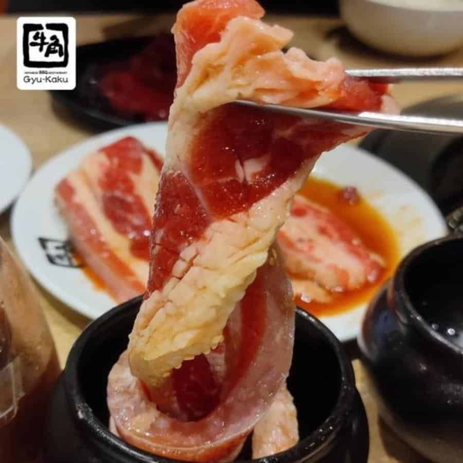 1. Gyu-Kaku Japanese Wagyu, 2. Gyu-Kaku Dragon Karubi, 3. Gyu-Kaku Beef King Harami, 4. Gyu-Kaku Negi Karubi, 5. Gyu-Kaku Beef Tongue, 6. Gyu-Kaku Seafood Platter, 7. Gyu-Kaku Sushi, 8. Gyu-Kaku Rice, 9. Gyu-Kaku Milk Pudding, 10. Gyu-Kaku Ice Cream