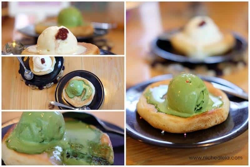 Hotteok, 1. Original Patbingsoo, 2. Mandu Guksu, 3. Jumukbap, 4. Bibimbap, 5. Chijeu (Cheese) Bokkeumbap, 6. Teokbbokki, 7. Hotteok, 8. Spicy Chicken Popcorn, 9. Yangnyeom Tongdak, 10. Ramyeon, 11. Jjajangmyeon, 12. Gun Mandu, 13. Sundubu Jjigae, 14. Oksusucha, 15. Korean Milk Tea