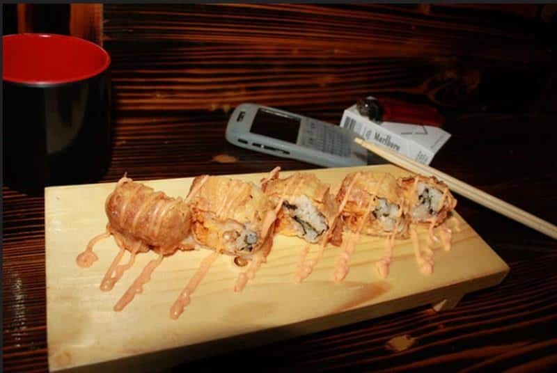 Inari Cheese Fried, 1. Salmon Cheezy Roll, 2. Unagi Crunchy Roll, 3. Spicy Monster Roll , 4. Shake Chigyo Roll, 5. Inari Cheese Fried, 6. Chirisosu Ramen