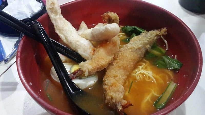 Ramen Ebi Furai, 1. Ramen Akhir Bulan, 2. Ramen Jamur, 3. Ramen Ebi Furai, 4. Ultimate Ramen, 5. Ramen Inokitake, 6. Ramen Katsu, 7. Yamien Ramen, 8. Karnivor Ramen, 9. Chicken Chasiu Ramen, 10. Mitoboru Ramen, 11. Hakkumai Niwatori, 12. Beef Donburi, 14. Hayashi Rice, 15. Gyoza Goreng