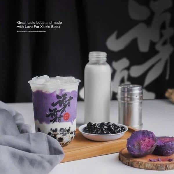 Sweet Purple, 1. Mocca, 2. Sweet Purple, 3. Regal Brown Sugar, 4. Salted Sugar Caramel, 5. Oreo Regal Milk Brown Sugar, 6. Sweet Sugar Caramel, 7. Oreo Red Cake, 8. Tiramisu, 9. Durian Milk Boba Sugar, 10. Dalgona Matcha