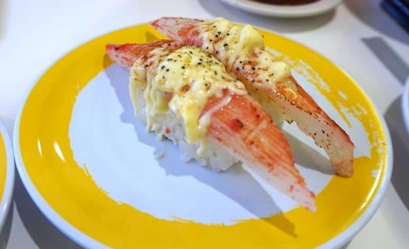 Seared Crab, 1. Salmon Triple Flavor, 2. Spicy Gyutan Bowl, 3. Salmon Avocado, 4. Norwegian Salmon, 5. Salmon with Garlic Cheese, 6. Seared Crab, 7. Salmon Supreme, 8. Grilled River Eel, 9. Dynamite Spicy Salmon, 10. Mala Fire Roll, 11. Plant-Based Korokke Nigiri, 12. Chicken Nanban Bowl