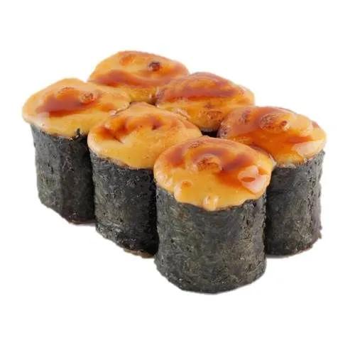 mala fire roll_, 1. Salmon Triple Flavor, 2. Spicy Gyutan Bowl, 3. Salmon Avocado, 4. Norwegian Salmon, 5. Salmon with Garlic Cheese, 6. Seared Crab, 7. Salmon Supreme, 8. Grilled River Eel, 9. Dynamite Spicy Salmon, 10. Mala Fire Roll, 11. Plant-Based Korokke Nigiri, 12. Chicken Nanban Bowl