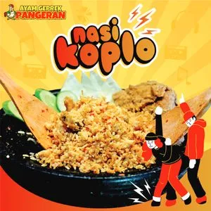 nasi koplo_, 1. Ayam Geprek Sambal Korek, 2. Ayam Geprek Sambal Cikur, 3. Ayam Geprek Sambal Daun Jeruk, 4. Ayam Goreng Sambal Matah, 5. Ayam Geprek Saus Keju, 6. Ayam Geprek Sambal Buto Ijo, 7. Paket PEKA, 8. Seru Box Dory Sambal Matah, 9. Ayam Geprek Sambal Lava, 10. Paket Ayam Rempah, 11. Nasi Koplo, 12. Bebek Geprek
