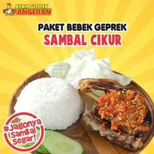bebek geprek_, 1. Ayam Geprek Sambal Korek, 2. Ayam Geprek Sambal Cikur, 3. Ayam Geprek Sambal Daun Jeruk, 4. Ayam Goreng Sambal Matah, 5. Ayam Geprek Saus Keju, 6. Ayam Geprek Sambal Buto Ijo, 7. Paket PEKA, 8. Seru Box Dory Sambal Matah, 9. Ayam Geprek Sambal Lava, 10. Paket Ayam Rempah, 11. Nasi Koplo, 12. Bebek Geprek