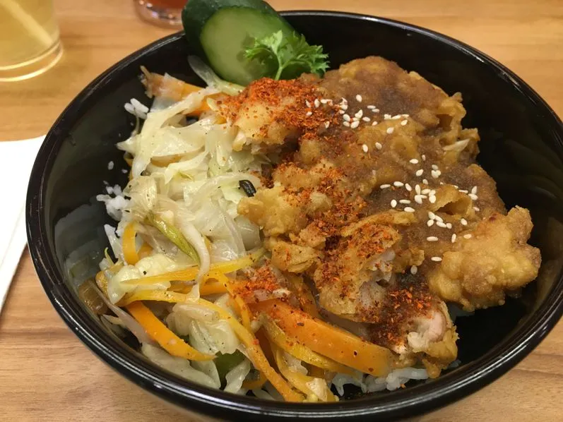 chicken teriyaki donburi, 1. Salmon Salad, 2. Ichiban Salad, 3. Salmon Cheese Roll, 4. Dragon Ball Roll, 5. Spicy Chicken Roll, 6. Top Gun Roll, 7. Namazu Temaki, 8. Namazu Tiger Roll, 9. Chuka Idako Sashimi, 10. Gyoza, 11. Best Bento, 12. Capital Party, 13. Beef Ramen Paitan, 14. Chicken Teriyaki Donburi, 15. Taco Sushi (Tacoban)