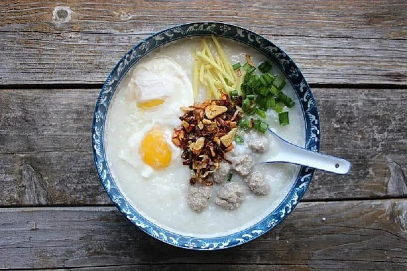 Chok_, 1. Bubur Ayam, Indonesia, 2. Upma, India Selatan, 3. Bubur Lambuk, Malaysia, 4. Congee, Tiongkok, 5. Aseeda, Yaman, 6. Chok, Thailand, 7. Juk, Korea, 8. Okayu, Jepang, 9. Cháo Long, Vietnam, 10. Arroz Caldo, Filipina, 11. Dhindo, Nepal, 12. Harees, Arab Saudi