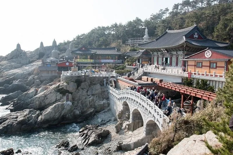 Kuil Haedong Yonggung, 1. Kuil Cheoneunsa, 2. Kuil Bulguksa, 3. Kuil Haedong Yonggung, 4. Kuil Bongeunsa, 5. Kuil Suguksa, 6. Kuil Beomeosa, 7. Kuil Jogyesa, 8. Kuil Hwagyesa, 9. Kuil Guinsa, 10. Kuil Gakwonsa