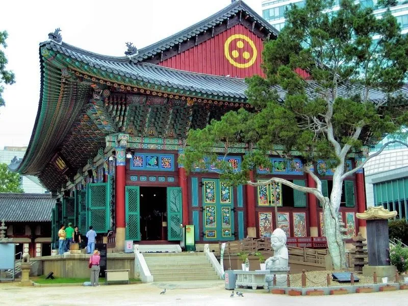 Kuil Jogyesa, 1. Kuil Cheoneunsa, 2. Kuil Bulguksa, 3. Kuil Haedong Yonggung, 4. Kuil Bongeunsa, 5. Kuil Suguksa, 6. Kuil Beomeosa, 7. Kuil Jogyesa, 8. Kuil Hwagyesa, 9. Kuil Guinsa, 10. Kuil Gakwonsa