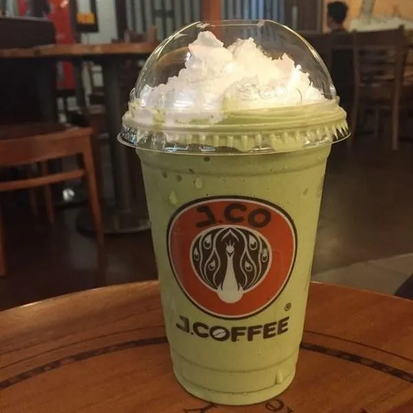 Avocado Frappe, 1. Avocado Frappe, 2. Iced Thai Tea, 3. Jcocchino, 4. Cappuccino Berry, 5. Jcoccino Honey Dates Frappe, 6. Hot Tea Selection, 7. Caramel Cappuccino, 8. Strawberry Yoghurt Frappe, 9. Green Tea Latte, 10. Hot/Iced Chocolate