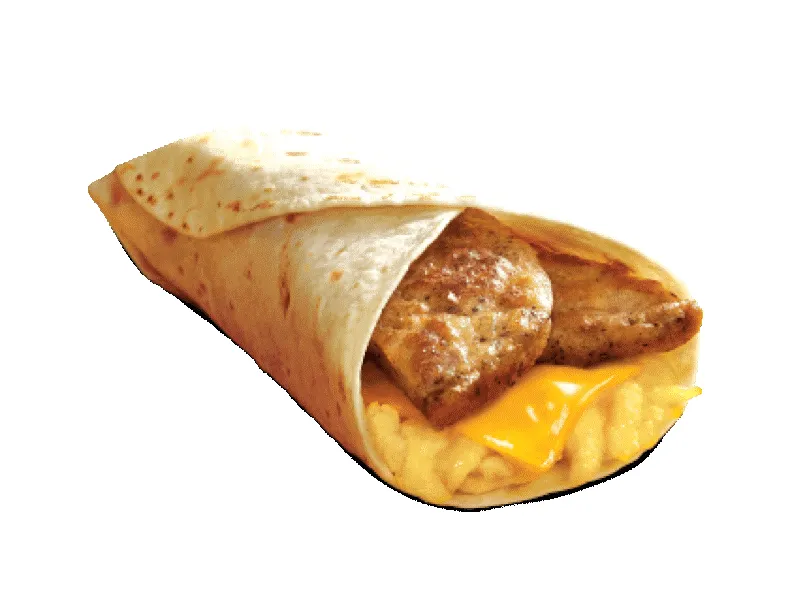 Breakfast Wrap, 1. Big Breakfast, 2. Egg McMuffin, 3. Sausage McMuffin, 4. Breakfast Wrap, 5. Nasi Uduk McD, 6. Bubur Ayam McD, 7. Egg And Cheese Muffin, 8. Sausage McMuffin with Egg, 9. Hotcakes 3, 10. Chicken Muffin with Egg