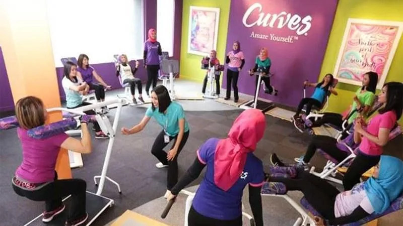 Curves Indonesia, 1. Hawa Gym, 2. Trainstation Studio, 3. Femme Fitness, 4. Zuci Studio, 5. Yufimo, 6. Naura Healthy Class, 7. Curves Indonesia