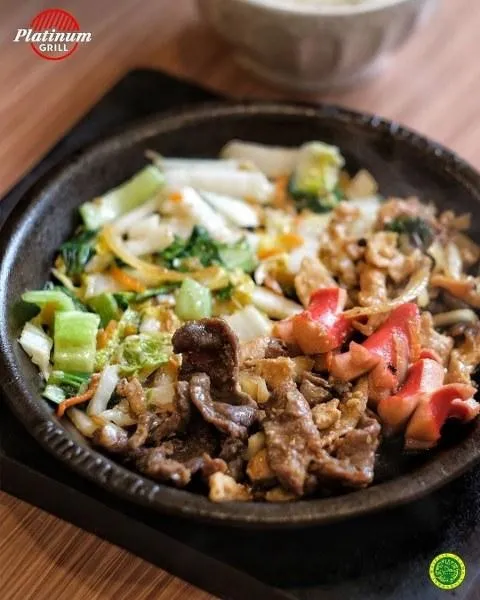 Combo Teppanyaki, 1. Double Beef & Egg Pepper Rice, 2. Saikoro Beef Steak, 3. Bibimbap Grill , 4. Spicy Beef Fried Rice, 5. Grilled Fish Sambal Matah, 6. Combo Teppanyaki, 7. Tom Yum Steamboat Set, 8. Crispy Chicken Butter Sauce, 9. Marble Beef Steak, 10. Kangkung Hotplate