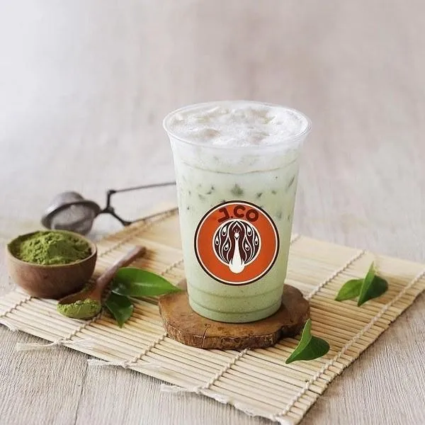 Green Tea Latte, 1. Avocado Frappe, 2. Iced Thai Tea, 3. Jcocchino, 4. Cappuccino Berry, 5. Jcoccino Honey Dates Frappe, 6. Hot Tea Selection, 7. Caramel Cappuccino, 8. Strawberry Yoghurt Frappe, 9. Green Tea Latte, 10. Hot/Iced Chocolate