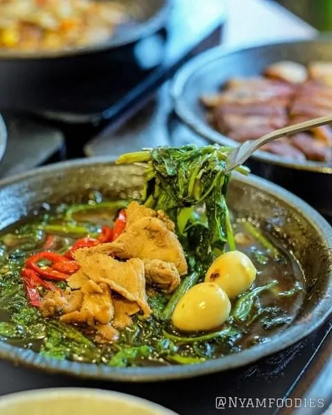 Kangkung Hotplate, 1. Double Beef & Egg Pepper Rice, 2. Saikoro Beef Steak, 3. Bibimbap Grill , 4. Spicy Beef Fried Rice, 5. Grilled Fish Sambal Matah, 6. Combo Teppanyaki, 7. Tom Yum Steamboat Set, 8. Crispy Chicken Butter Sauce, 9. Marble Beef Steak, 10. Kangkung Hotplate