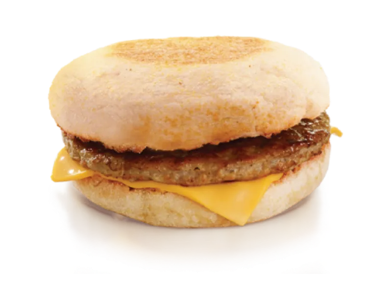 Sausage McMuffin, 1. Big Breakfast, 2. Egg McMuffin, 3. Sausage McMuffin, 4. Breakfast Wrap, 5. Nasi Uduk McD, 6. Bubur Ayam McD, 7. Egg And Cheese Muffin, 8. Sausage McMuffin with Egg, 9. Hotcakes 3, 10. Chicken Muffin with Egg