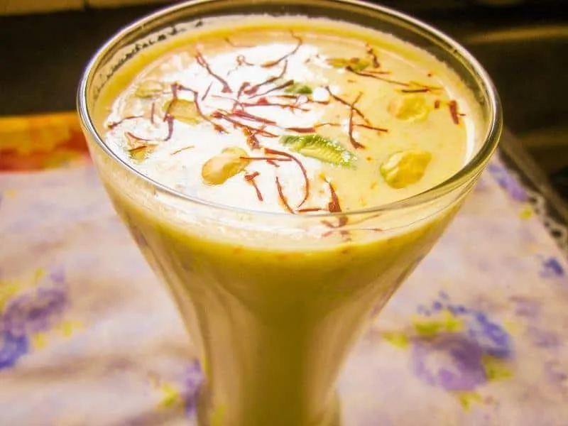 Thandai_, 1. Chaas, 2. Thandai, 3. Masala Milk, 4. Falooda, 5. Lassi, 6. Jigarthanda, 7. Haldi Doodh, 8. Badam Doodh, 9. Sweet Lassi, 10. Bhang Lassi
