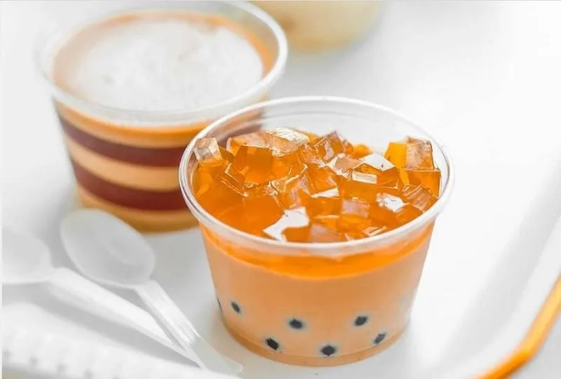 Thai Tea Boba Pudding, 1. Pastel Tutup, 2. Roti Tawar, 3. Roti Sisir, 4. Galantine Steak, 5. Cheese Sandwich, 6. Roti Manis Klasik Cokelat, 7. Steak Lidah Sapi, 8. Roti Sosis, 9. Mandarin Orange Pudding, 10. Thai Tea Boba Pudding