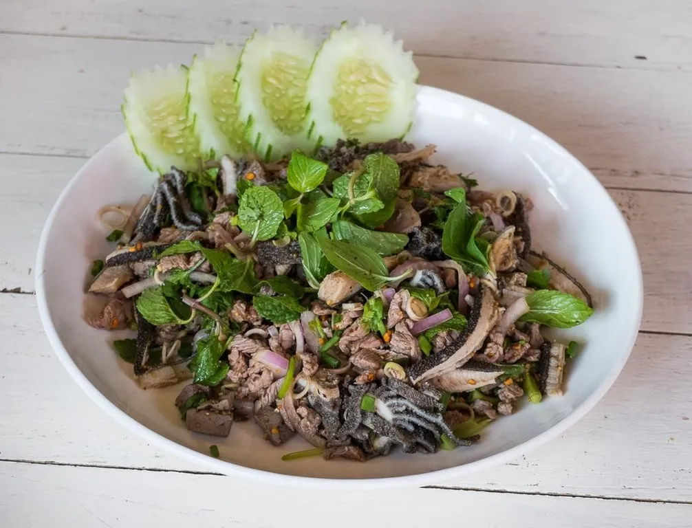 Laap, 1. Khao Niew, 3. Sai Oua, 4. Mok Kai, 5. Soop Pak, 6. Khao Piak Sen, 7. Tam Mak Hoong, 8. Muu Haeng, 9. Or Lam, 10. Khao Piak Khao