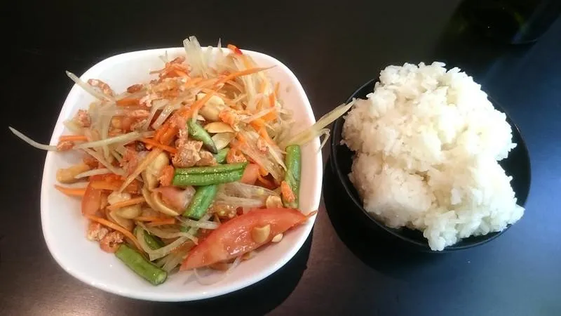 Tam Mak Hoong, 1. Khao Niew, 3. Sai Oua, 4. Mok Kai, 5. Soop Pak, 6. Khao Piak Sen, 7. Tam Mak Hoong, 8. Muu Haeng, 9. Or Lam, 10. Khao Piak Khao