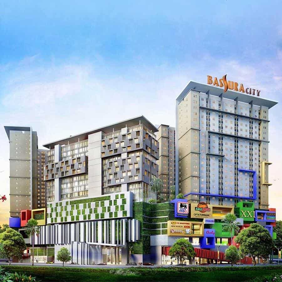 Mall Bassura City, 1. Mall Lippo Plaza Kramat Jati, 2. Mall Tamini Square, 3. Mall Bassura City, 4. Mall Cipinang Indah, 5. Mall Cibubur Junction, 6. Mall Cijantung, 7. AEON Mall Jakarta Garden City, 8. Mall Cibubur Square, 9. Mall Pusat Grosir Cililitan