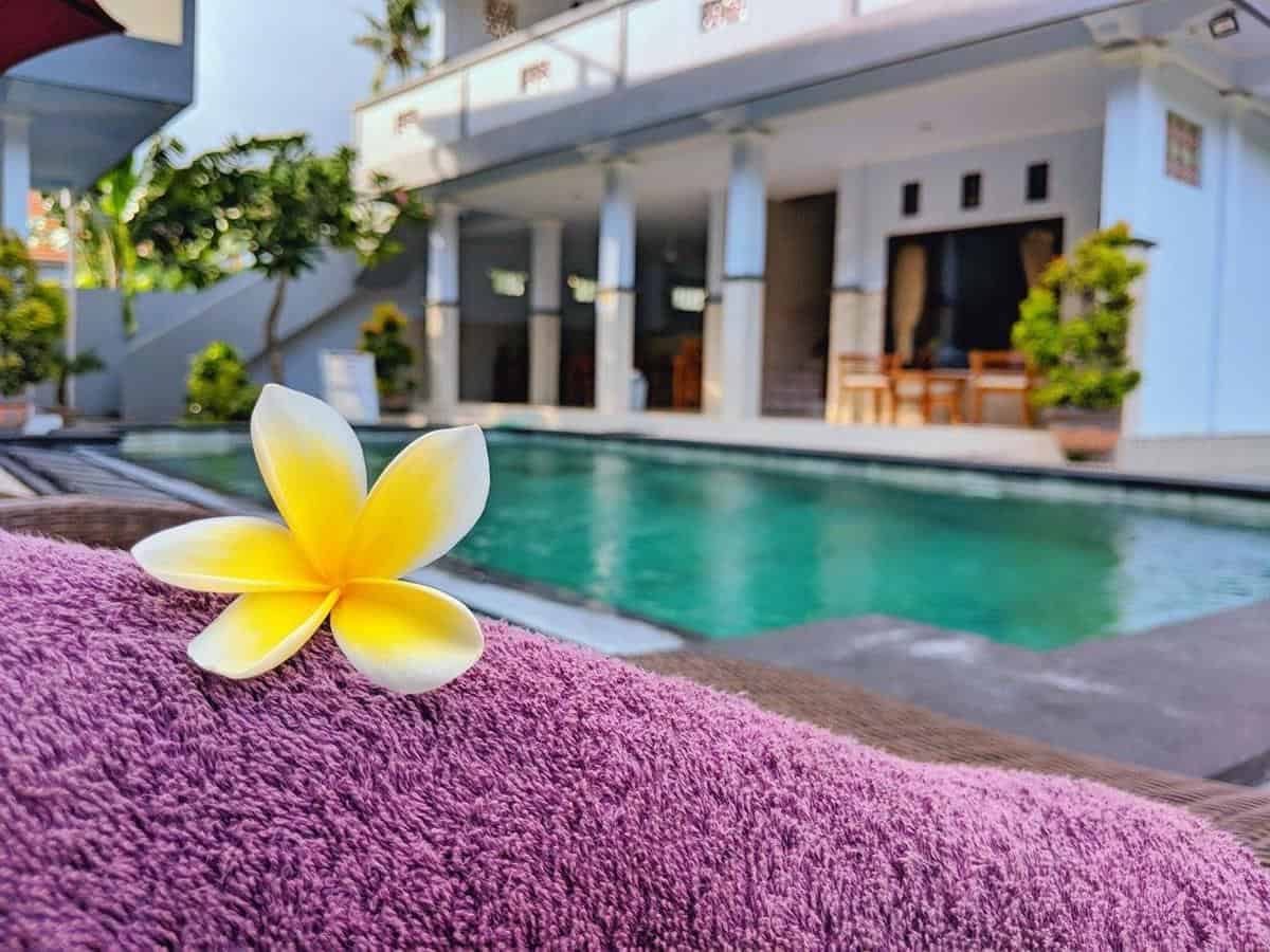 Mimba Pool dan Spa, 1. Kolam Renang Aria , 2. Amarta Regis Pool, 3. Augi Sport Center , 4. Citraland Waterpark , 5. Tirta Ayu Sanur, 6. MU Sport Club , 7. Besakih Beach Hotel Pool & Bar, 8. Tirta Jaya Abadi Pool, 9. Mimba Pool dan Spa, 10. Dolphin Lodge Bali