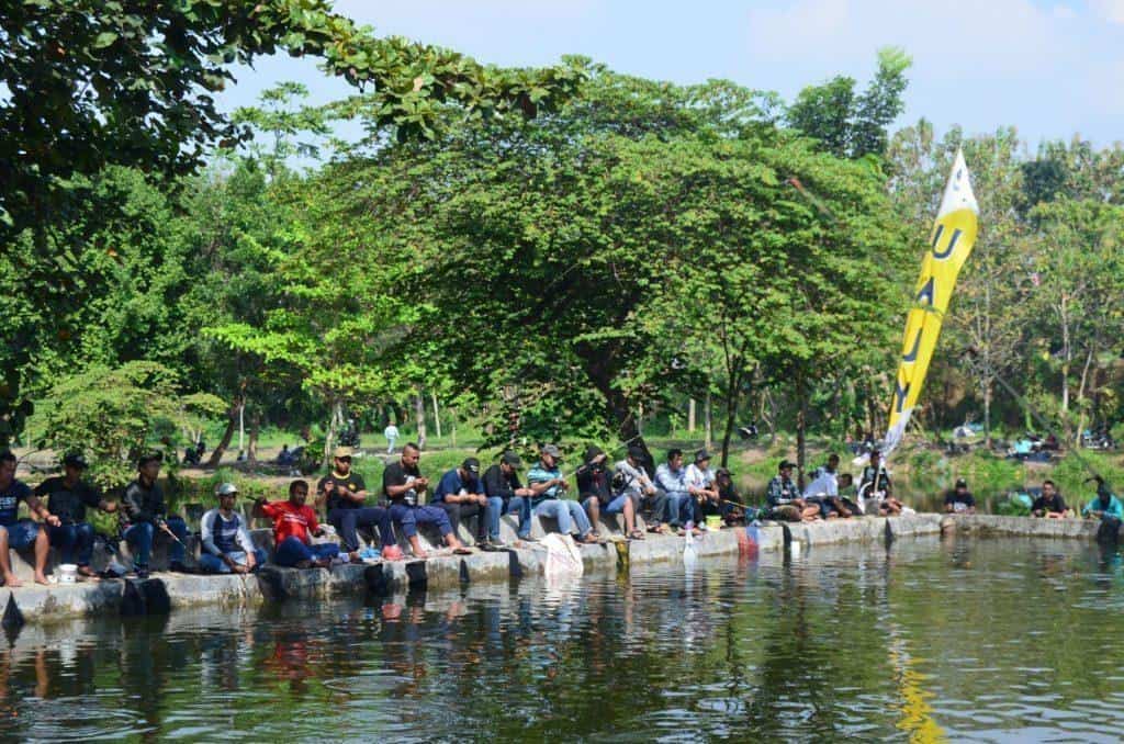 Jogja Adventure Zone, 1. Ledok Gebang, 2. Sendang Ayu Kalasan, 3. Embung Tambal Boyo, 4. Jogja Adventure Zone, 5. Waduk Sermo, 6. Pemancingan Kadisoka, 7. Karangasri Fishing Valley, 8. Arum Mina, 9. Pemancingan Tempo Dulu, 10. Sendang Kumitir