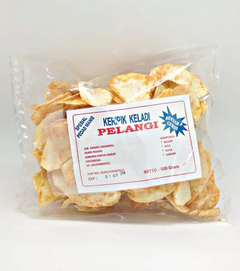 Keripik Keladi, 1. Cacing Tambelo, 2. Sagu Sep, 3. Kue Bagea, 4. Sarang Semut, 5. Sambal Colo-Colo, 6. Kue Lontar, 7. Cacing Laut, 8. Bubur Sagu, 9. Keripik Keladi, 10. Abon Gulung