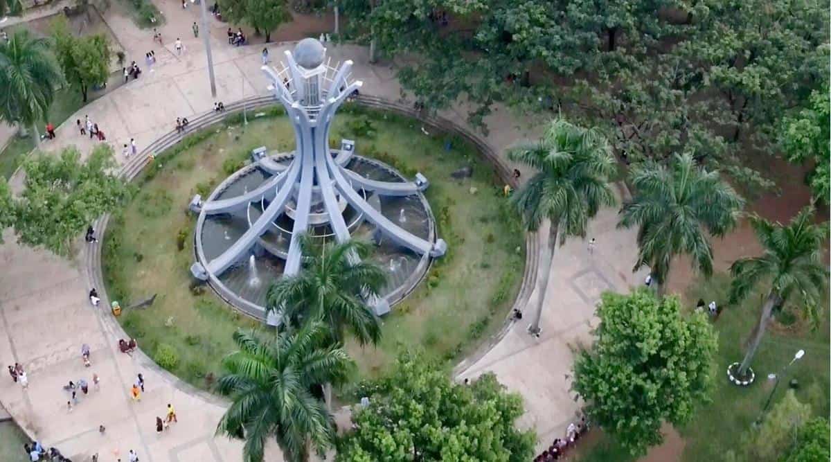 Taman Merdeka, 1. Gua Warak, 2. Sawah Bertingkat, 3. Taman Merdeka, 4. Dam Raman, 5. Taman Bunga Asri, 6. Taman Palem Indah, 7. Jembatan Gantung Pelita, 8. Masjid Taqwa, 9. Taman Metro Indonesia Indah, 10. Taman Sakura Garden