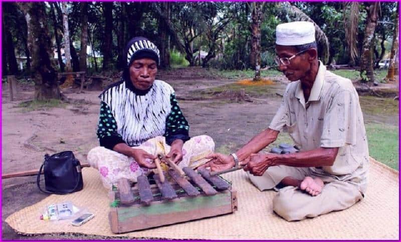 Celempong, 1. Canang, 2. Bangsi Alas, 3. Rapai, 4. Arbab, 5. Bereguh, 6. Geundrang, 7. Celempong, 8. Serune Kalee, 9. Tambo, 10. Teganing