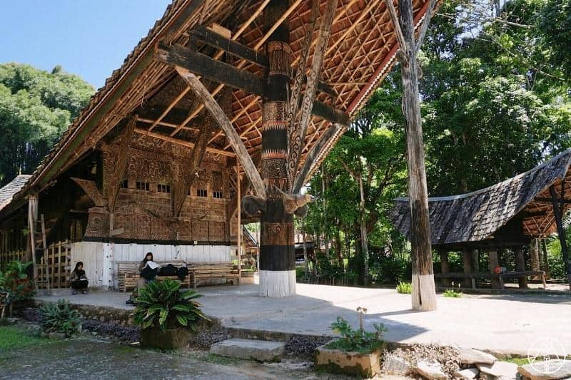 Konstruksi Atap, 1. Gambaran Tentang Rumah Adat Boyang, Jenis-Jenis Rumah Boyang, Bagian-Bagian Rumah Boyang, 2. Gambaran Tentang Rumah Adat Banoa Sibatang
